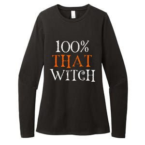 100 Percent That Witch Womens CVC Long Sleeve Shirt