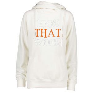 100 Percent That Witch Womens Funnel Neck Pullover Hood