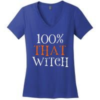 100 Percent That Witch Women's V-Neck T-Shirt