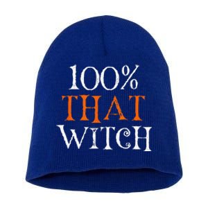 100 Percent That Witch Short Acrylic Beanie