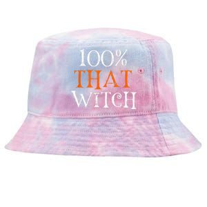 100 Percent That Witch Tie-Dyed Bucket Hat