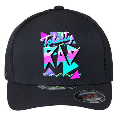 1980s Party Theme Style Totally Rad 80s Casual Hipster V.10 Flexfit Unipanel Trucker Cap