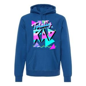 1980's Party Theme Style Totally Rad 80s Casual Hipster Premium Hoodie