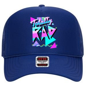 1980's Party Theme Style Totally Rad 80s Casual Hipster High Crown Mesh Back Trucker Hat