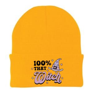 100 Percent That Witch Halloween Gift Knit Cap Winter Beanie