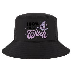 100 Percent That Witch Halloween Gift Cool Comfort Performance Bucket Hat