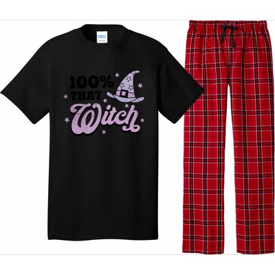 100 Percent That Witch Halloween Gift Pajama Set