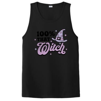 100 Percent That Witch Halloween Gift PosiCharge Competitor Tank