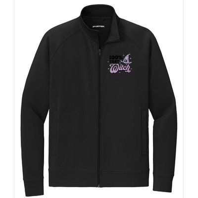 100 Percent That Witch Halloween Gift Stretch Full-Zip Cadet Jacket