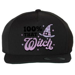 100 Percent That Witch Halloween Gift Wool Snapback Cap