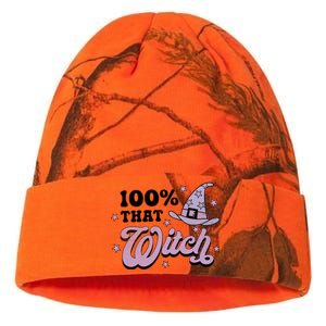 100 Percent That Witch Halloween Gift Kati Licensed 12" Camo Beanie