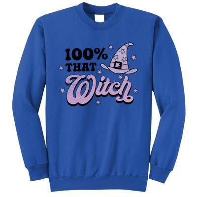 100 Percent That Witch Halloween Gift Sweatshirt