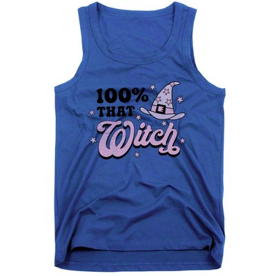 100 Percent That Witch Halloween Gift Tank Top