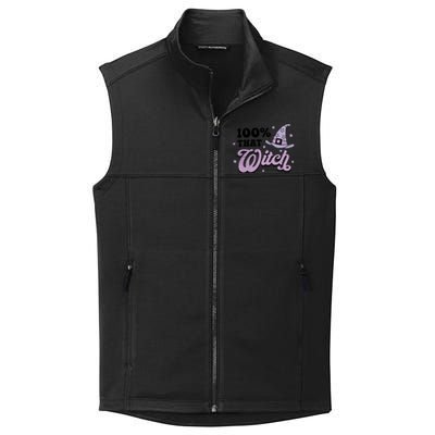 100 Percent That Witch Halloween Gift Collective Smooth Fleece Vest