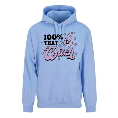 100 Percent That Witch Halloween Gift Unisex Surf Hoodie