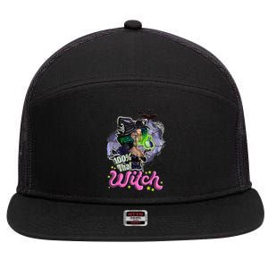 100 Percent That Witch Funny Halloween Gifts 7 Panel Mesh Trucker Snapback Hat