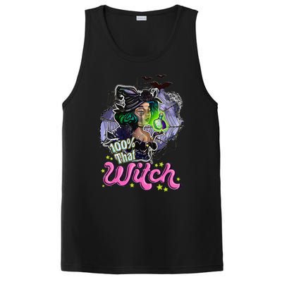 100 Percent That Witch Funny Halloween Gifts PosiCharge Competitor Tank