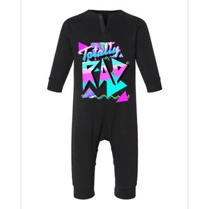 1980s Party Theme Style Totally Rad 80s Casual Hipster V.10 Infant Fleece One Piece