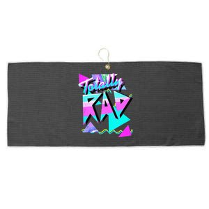 1980s Party Theme Style Totally Rad 80s Casual Hipster V.10 Large Microfiber Waffle Golf Towel