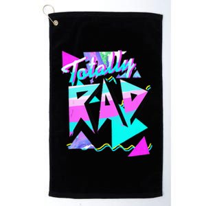 1980s Party Theme Style Totally Rad 80s Casual Hipster V.10 Platinum Collection Golf Towel