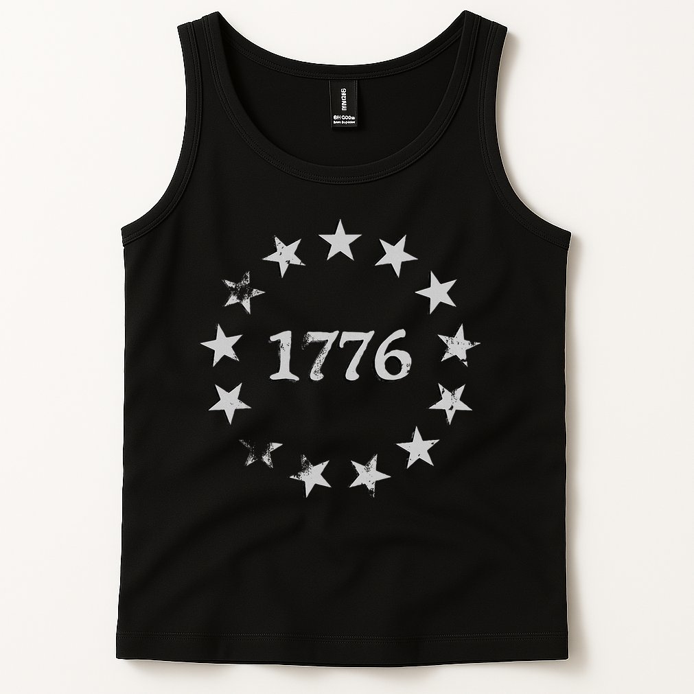 1776 Patriotic Vintage Style Usa Tank Top