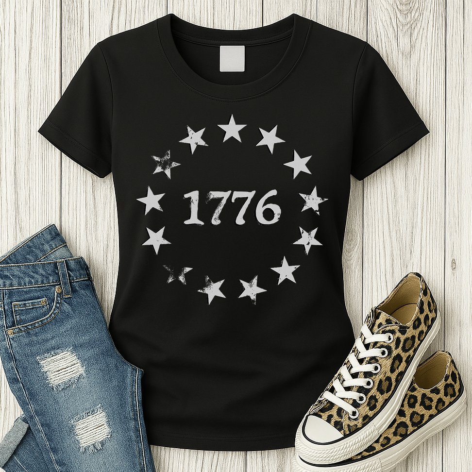 1776 Patriotic Vintage Style Usa Womens T-Shirt