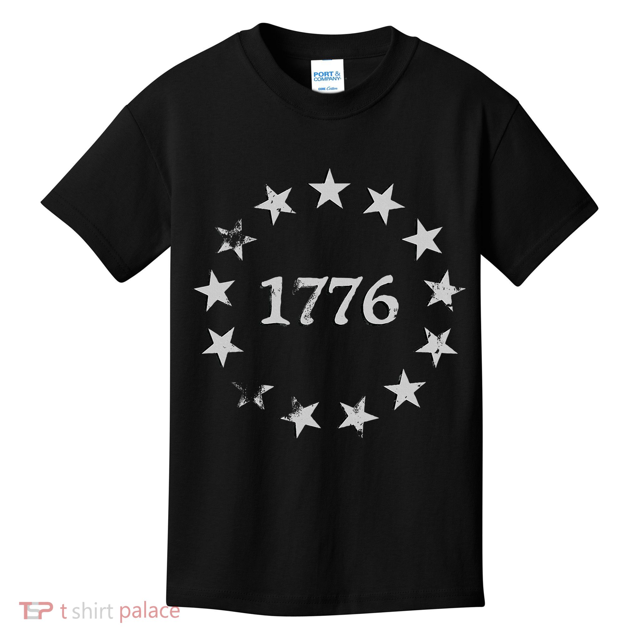 1776 Patriotic Vintage Style Usa Kids T-Shirt