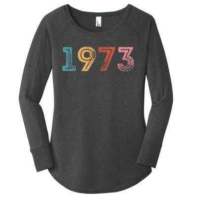 1973 Pro Vintage Choice Women Rights Feminist Women's Perfect Tri Tunic Long Sleeve Shirt