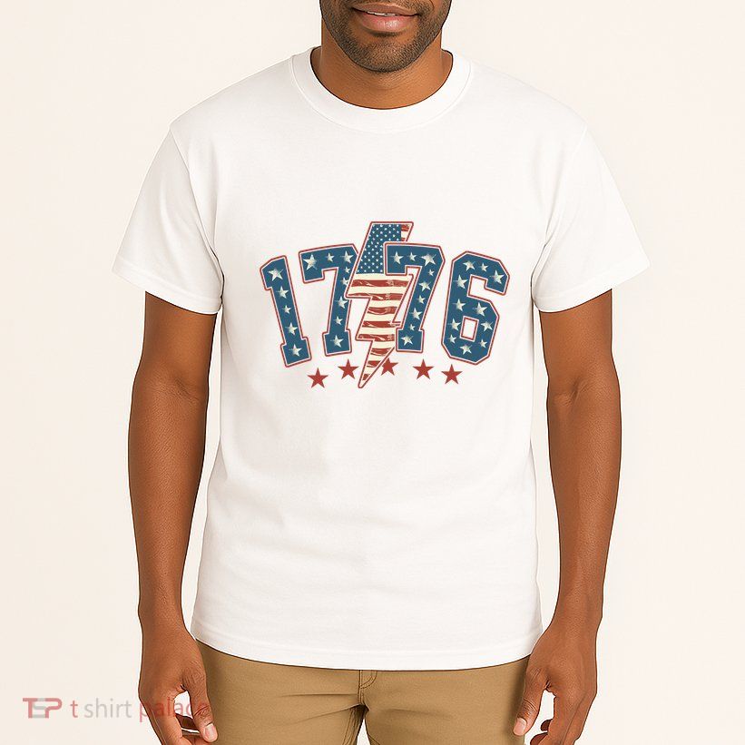 1776 Patriotic Vintage Style Usa 4th Of July Tall T-Shirt