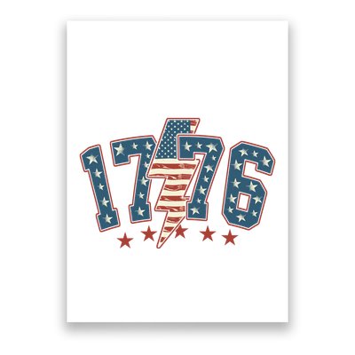 1776 Patriotic Vintage Style Usa 4th Of July Poster