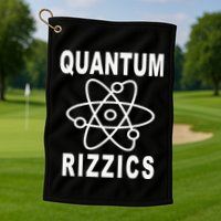 12 Quantum Rizzics Quantum Physics Golf Towel