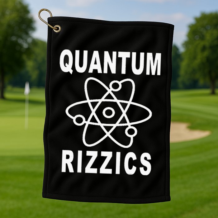 12 Quantum Rizzics Quantum Physics Golf Towel