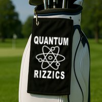 12 Quantum Rizzics Quantum Physics Golf Towel