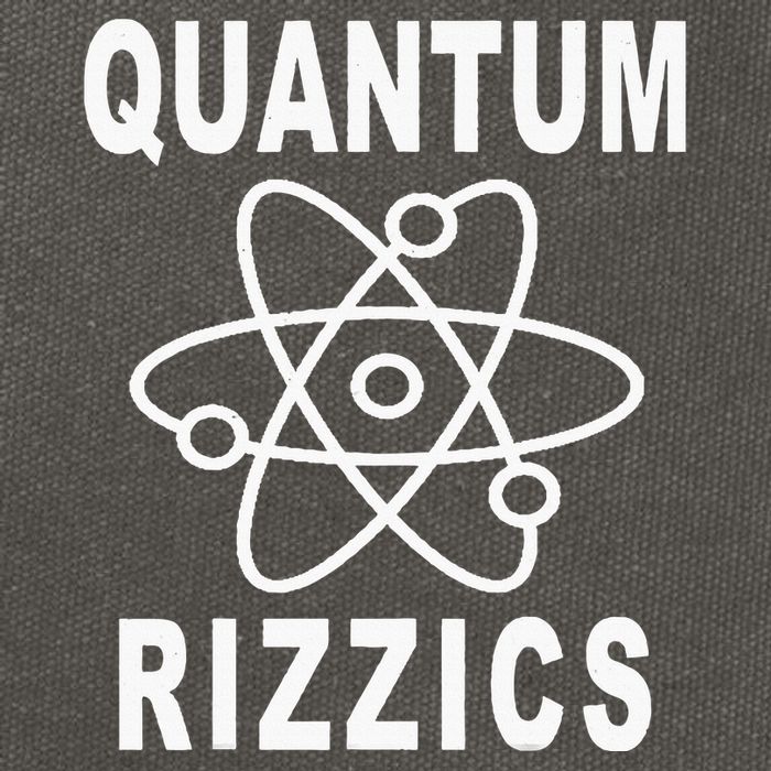 12 Quantum Rizzics Quantum Physics Cotton Canvas Backpack