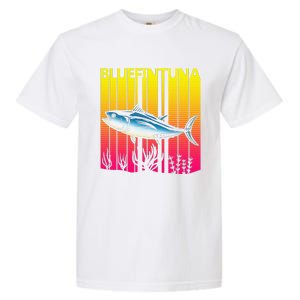 1980s Retro Bluefin Tuna Fish Fishing Fisherma Lover Garment-Dyed Heavyweight T-Shirt