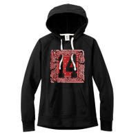 14 Red Bandana North California Northern Cal Nor Cali Women's Fleece Hoodie