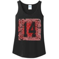 14 Red Bandana North California Northern Cal Nor Cali Ladies Essential Tank