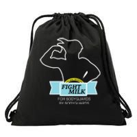 100% Real Crowtein Fight Milk Shirt Drawstring Bag