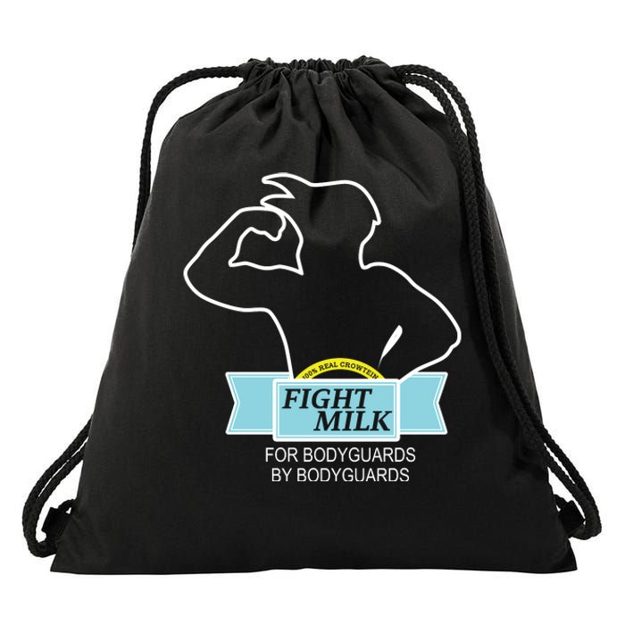 100% Real Crowtein Fight Milk Shirt Drawstring Bag