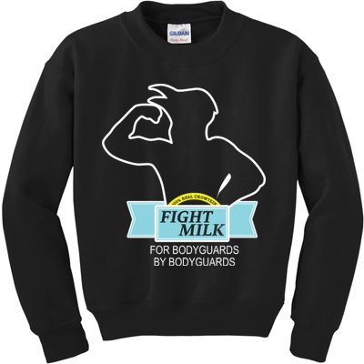 100% Real Crowtein Fight Milk Shirt Kids Sweatshirt
