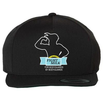100% Real Crowtein Fight Milk Shirt Wool Snapback Cap
