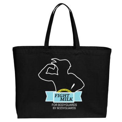 100% Real Crowtein Fight Milk Shirt Cotton Canvas Jumbo Tote