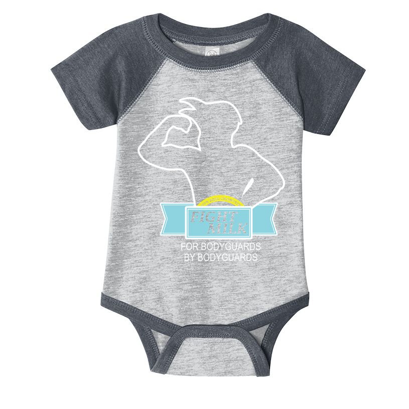 100% Real Crowtein Fight Milk Shirt Infant Baby Jersey Bodysuit