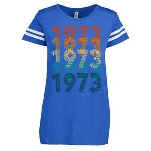 1973 Retro Colorful Roe V Wade Enza Ladies Jersey Football T-Shirt