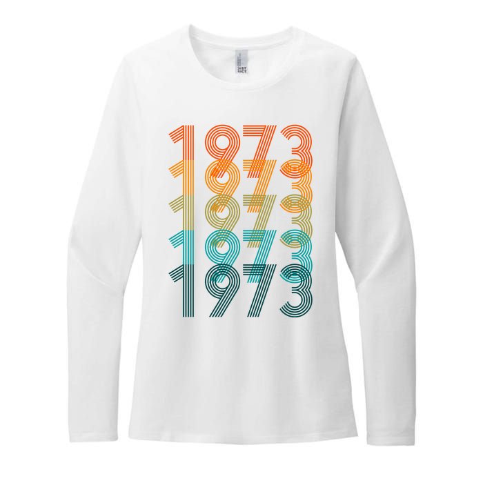 1973 Retro Colorful Roe V Wade Womens CVC Long Sleeve Shirt