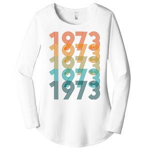 1973 Retro Colorful Roe V Wade Women's Perfect Tri Tunic Long Sleeve Shirt