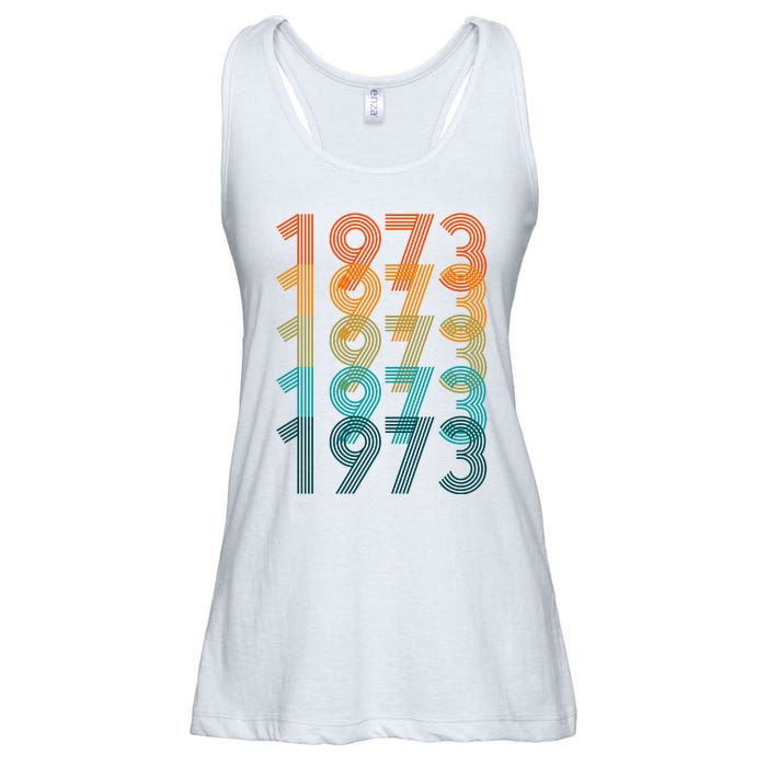 1973 Retro Colorful Roe V Wade Ladies Essential Flowy Tank