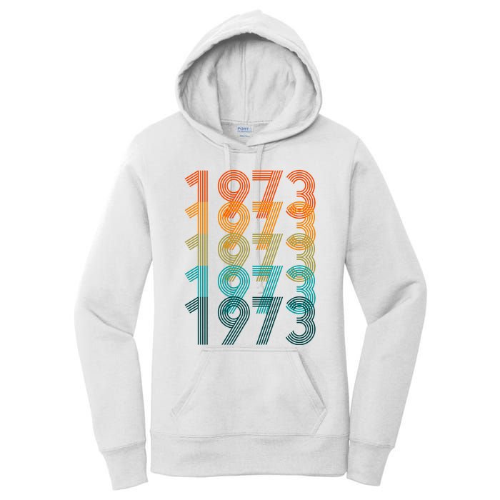 1973 Retro Colorful Roe V Wade Women's Pullover Hoodie