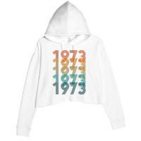 1973 Retro Colorful Roe V Wade Crop Fleece Hoodie