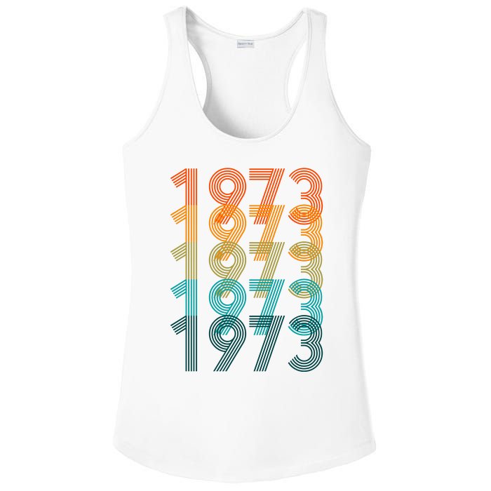 1973 Retro Colorful Roe V Wade Ladies PosiCharge Competitor Racerback Tank